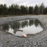 Tampere storm water pond
