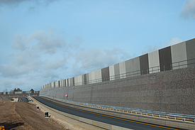 Stable road design: Fortrac gabion solutions along the road