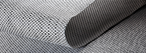 Detailed view of Stabilenka Xtreme shows extremely elongationally stiff and alkali-resistant reinforcement fabric with modules of over 45,000 kN/m