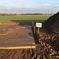 Tektoseal Active: Absorption mat under gas station construction