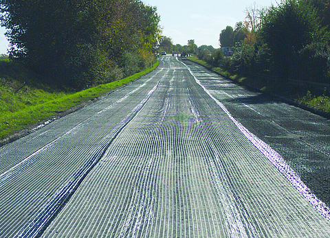 Road without a surface, laid using HaTelit