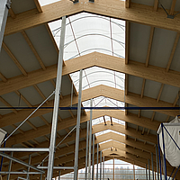 Interior view of the Lubratec light ridge