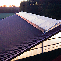 Light ridge as a natural light source during twilight