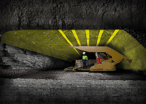 Flexible geogrid solutions: HUESKER's Minegrid® for robust rockfall and longwall safety