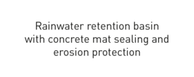 Rainwater Retention Basin Info Map