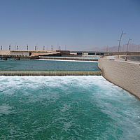 Lagoon landscape Ayla Oasis - Huesker Projects