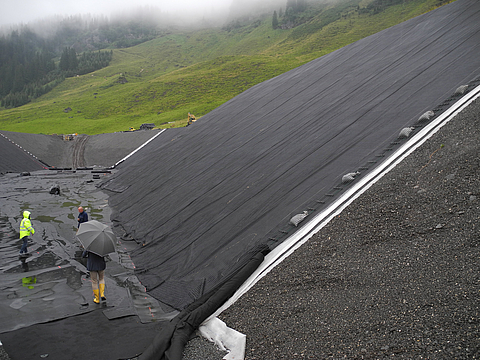 Seismic stability: Geosynthetic slope stabilization solutions for safe heap leaching in mining operations.