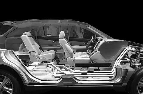 TechnoTex reinforcement fabric: high-strength, lightweight and flame-retardant material for safe and cost-effective lightweight construction in the automotive industry