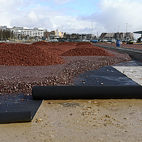 Tektoseal Active: integration under gravel surface