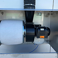 Support air fan, Cogatec double membrane roof