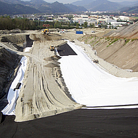 Practical example of basic coverage: sustainable geosynthetics applications